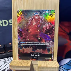 OP02-099 Sakazuki SR ALT ART PRB-01 One Piece TCG English Card - Image 2
