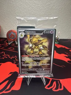 Pokemon TCG Alakazam 009 Holo Rare Black Star Sealed Promo Card NM - Image 1