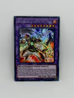Yugioh Card Brotherhood of the Fire Fist - Swan FIGA-EN015 SECRET RARE 1st - Image 1