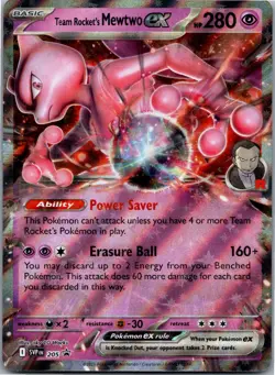 Team Rocket's Mewtwo ex Promo SV: Scarlet & Violet Promo Cards 205 NM - Image 1