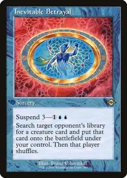 1x Inevitable Betrayal - Foil Retro Frame NM Eng MTG - Modern Horizons 2 - Image 1