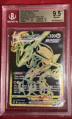 Rayquaza VMAX TG29/TG30 Silver Tempest Trainer Gallery Pokemon 2022 BGS 9.5 - Image 1
