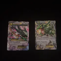 Pokemon TCG M Rayquaza EX - Roaring Skies 75/108 and 76/108 Ultra Rare - Image 1