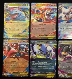Pokemon TCG Mega Evolutions Mega EX Complete Set of 10 - Image 4