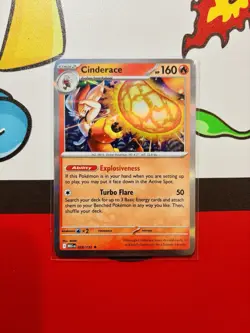 Cinderace 028/132 - Holo Rare - Pokemon TCG: Mega Evolution - NM - Image 2