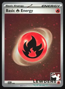 Fire Energy - SVE 002 - Cosmos Holo - Play! Prize Pack Series 4 - Promo Pokemon - Image 1