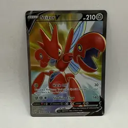 Pokemon TCG Scizor V Darkness Ablaze 183/189 Holo Full Art Ultra Rare LP Card - Image 1