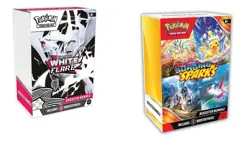 Pokemon: White Flare & Surging Sparks Booster Bundle | Lot If 2 | Factory Sealed - Image 1
