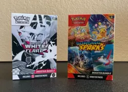 Pokemon: White Flare & Surging Sparks Booster Bundle | Lot If 2 | Factory Sealed - Image 2