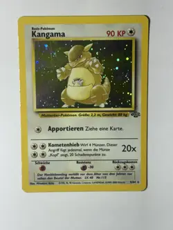Pokemon Karte - Kangama (5/64) Dschungel Set - Holo / Vintage - Exzellent - Image 1