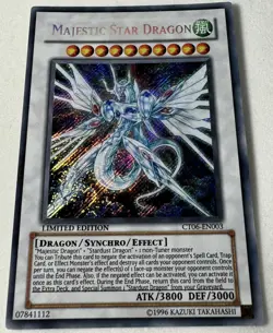 CT06-EN003 Majestic Star Dragon Secret Rare Limited Edition LP Yu-Gi-Oh - Image 1