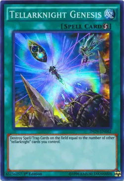 Yugioh! LP Tellarknight Genesis - INOV-EN062 - Super Rare - 1st Edition Lightly - Image 1