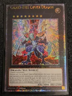 *Misprint* YuGiOh! Galaxy-Eyes Cipher Dragon MP24-EN044 QCR - Name Shift - Image 1