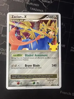 Zacian LV. X SWSH135 SWSH: Sword & Shield Promo Cards Holo - Image 1