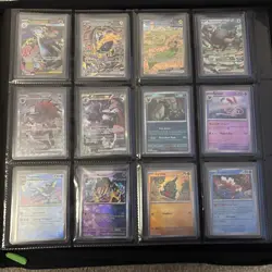 Pokemon TCG rare card bundle 48 Pokemon cards SIR’s + more! NM/M BIG BINDER - Image 1