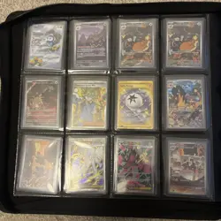 Pokemon TCG rare card bundle 48 Pokemon cards SIR’s + more! NM/M BIG BINDER - Image 2