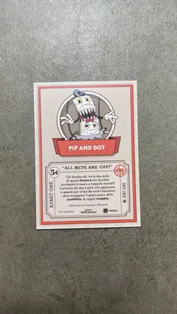 PIP AND DOT 067-160 - TOMODACHI CUPHEAD OUT OF THE CARDS 2025 REVERSE - Image 2