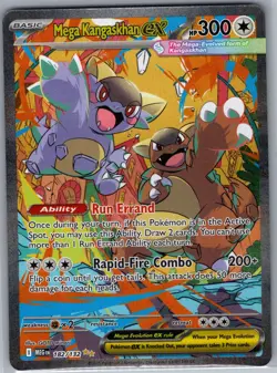 Mega Kangaskhan ex 182/132 ME01: Mega Evolution - Pokemon Card - NM - Image 1