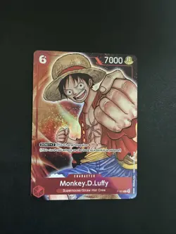 One Piece Premium Card Collection Bandai Games Fest 23-24 Monkey.D.Luffy P-001 - Image 1