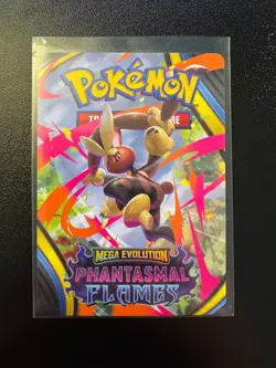 Mega Lopunny - Phantasmal Flames Trainer Tip Prerelease Pack Art Card Insert - Image 1