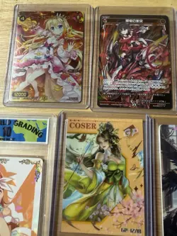 Anime Waifu, UR Beauty, TCG Foil 13 Card Lot Demon Slayer, Fairy Tail, 2 Graded - Image 4