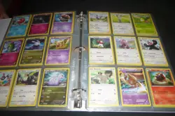 Pokemon Card Binder Lot 40 Total Pages Filled Front And Back - Image 3