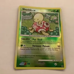 Pokemon Card Shuckle Secret Wonders Reverse Holo Common 109/132 Near Mint - Image 1