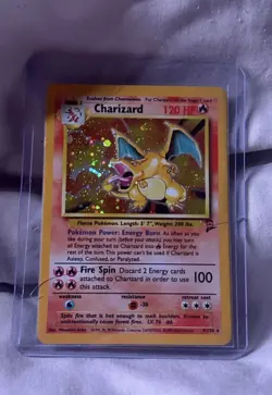 Pokemon TCG 1999 Charizard 004/130 Base Set 2 Holo Card Vintage, Ungraded - Image 1