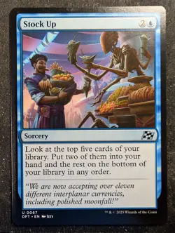 Stock Up - Aetherdrift (MTG) - Image 1