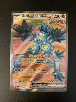 Pokemon Eng Near Mint Ultra Rara Sandy Shocks Ex 228/182 Paradosso Temporale - Image 1