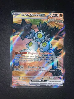 Pokemon Eng Near Mint Ultra Rara Sandy Shocks Ex 228/182 Paradosso Temporale - Image 2