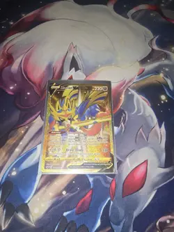 Zacian V 211/202 Gold Secret Rare Pokemon TCG Sword & Shield Base - Image 1