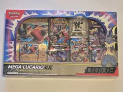 Pokemon TCG Mega Lucario ex Premium Figure Collection Box Factory Sealed - Image 1