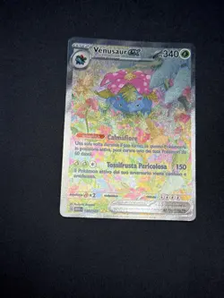 Pokemon 151 Venusaur Ex 198/165 Mew It Special Art Rare Ita Italiano - Image 5