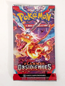 BOOSTER DE 10 CARTES POKEMON FLAMMES OBSIDIENNE EV03 FR NEUF SCELLE DRACAUFEU - Image 1