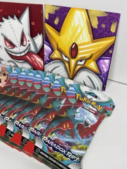 Pokemon TCG Paradox Rift Sleeved Booster Packs Lot of 10 Sealed/New - Image 2