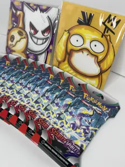 Lot Of 10 Pokemon TCG Scarlet & Violet Base Sleeved Booster Packs + BONUS - Image 4