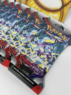 Lot Of 10 Pokemon TCG Scarlet & Violet Base Sleeved Booster Packs + BONUS - Image 5