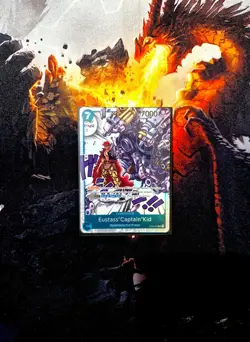 ST02-013 Eustass"Captain"Kid (013) :: Super Rare Foil One Piece TCG Card :: ST02 - Image 1