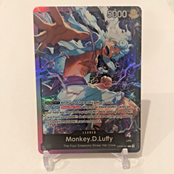 Monkey.D.Luffy OP09-061 ONE PIECE Tcg Card Game NM PURPLE/BLACK Leader - Image 1