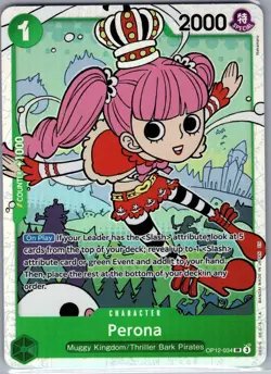 Perona OP12-034 SR Legacy of the Master - One Piece Card Game - NM - Image 1