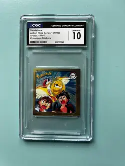 Pokemon Cards Sandshrew R07 1999 Flipz Series 1 (Artbox) CGC 10 GEM MINT - Image 1