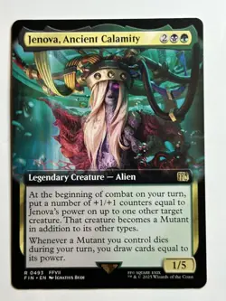 Jenova, Ancient Calamity (Extended Art) FINAL FANTASY 493 Regular MTG Card LP-NM - Image 1