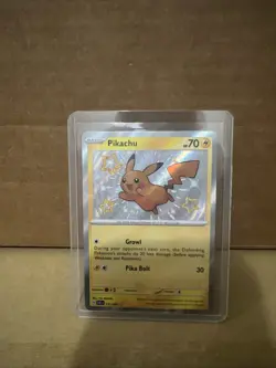 Pokemon Pikachu TCG Scarlet & Violet Paldean Fates Shiny Rare Card #131/091 - Image 1