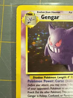 Pokemon TCG Gengar Fossil Holo Card 5/62 Unlimited Rare - Image 2