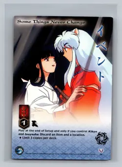 Some Things Never Change #76 InuYasha TCG Jaki 1st Edition Trading Card Game CCG - Image 1