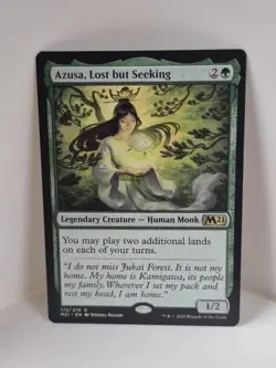 MTG Magic the Gathering Azusa, Lost but Seeking (173/470) Core Set 2021 NM - Image 1