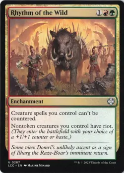 Rhythm of the Wild U Commander: The Lost Caverns of Ixalan 287 Near Mint - Image 1