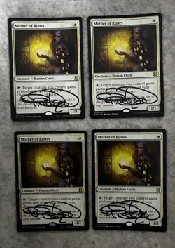 4x Mother Of Runes Signed Terese Nielsen Eternal Masters Eng Mtg Magic - Image 1