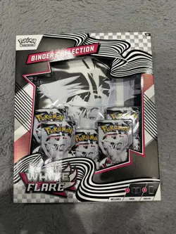 Pokemon TCG Scarlet Violet White Flare Binder Collection Reshiram New Sealed - Image 1